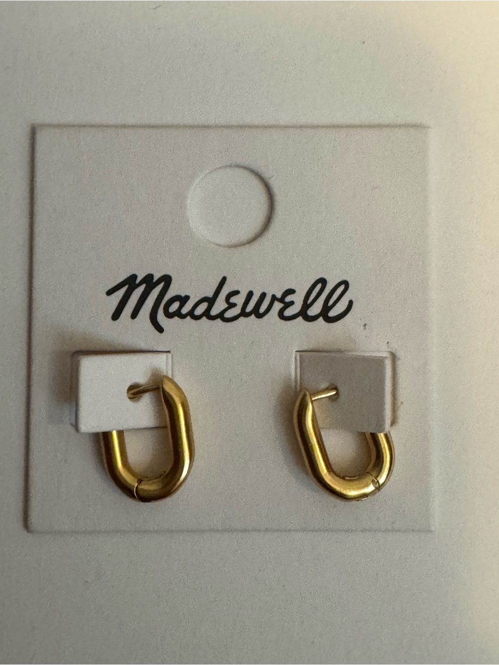 Madewell Carabiner Mini Hoop Earrings